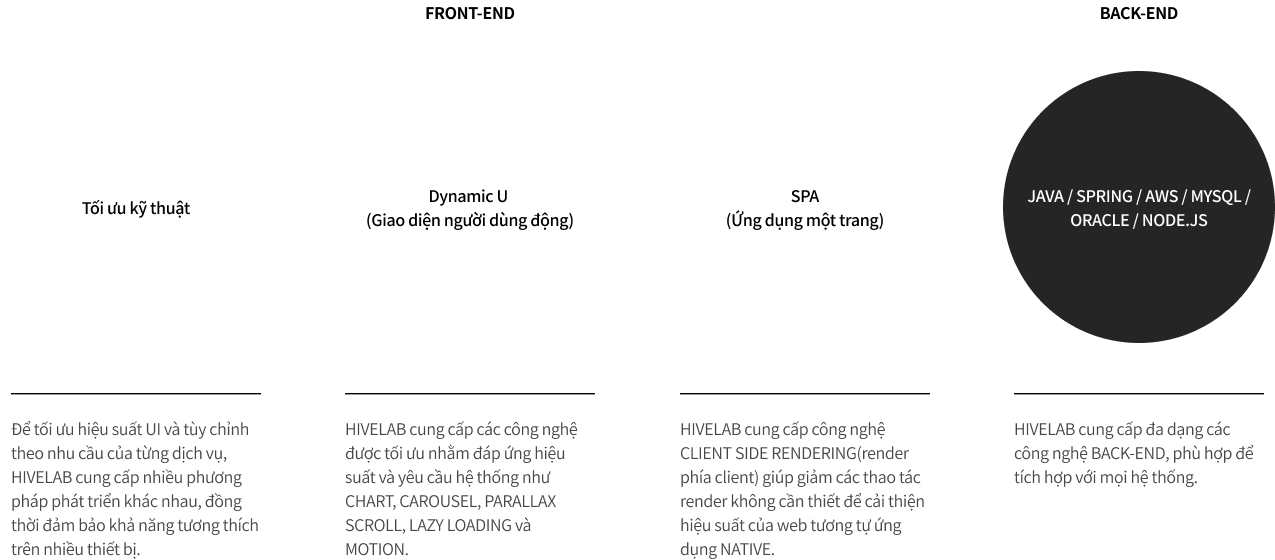 UI Optimization: Dynamic effects & lazy loading ;SPA: Client-side rendering ;Backend: Java/Spring, AWS, MySQL
